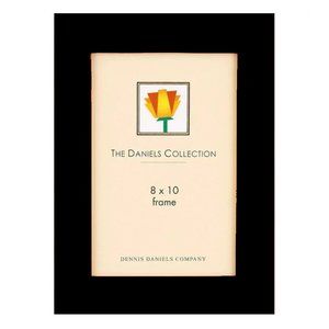 Dennis Daniels 8"x10" Ebony (Black) W48 Thick Wood Photo Frame #W4808E (NWT)